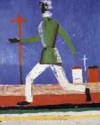 Kasimir Malevich The man running oil painting artist